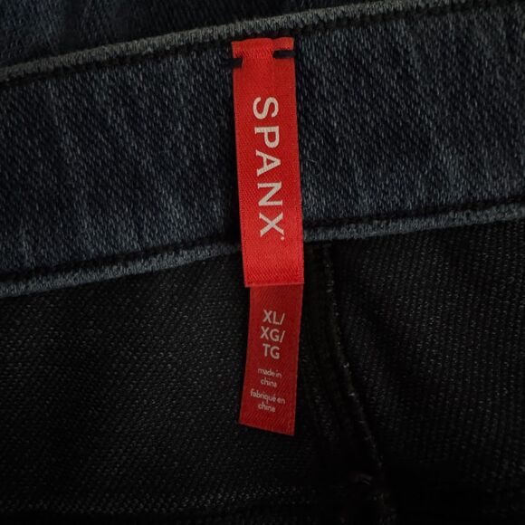 SPANX Jean-ish Ankle Leggings High Waist Slimming Pants Women's Size XL - Picture 3 of 6